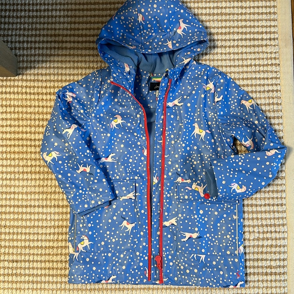 Joules fleece lined rain coat